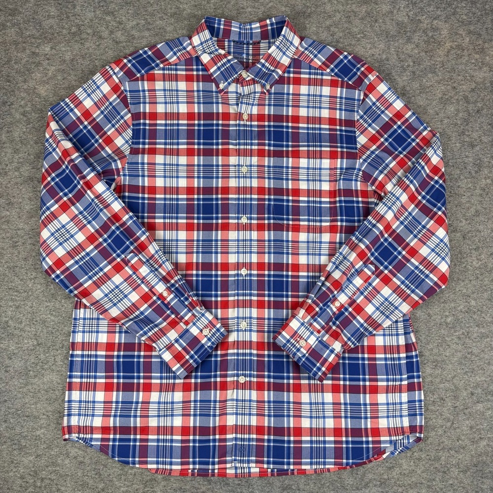 Vineyard Vines Brrr On‎ The Go Performance Button Down Shirt OTG Mens Large L